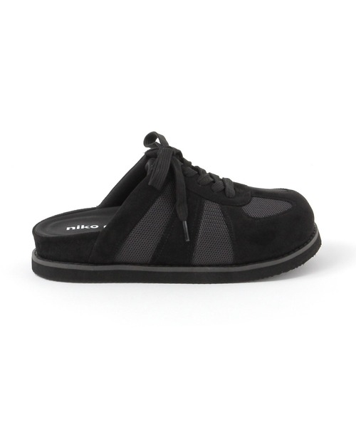 niko and...（ニコアンド）の「オリジナルスライドスニーカー（スニーカー・レディース・グリーン/その他1/ブラック・SMALL/MEDIUM/LARGE）」の5枚目の写真