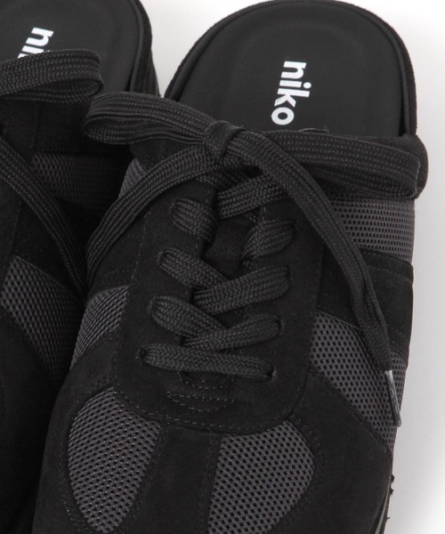 niko and...（ニコアンド）の「オリジナルスライドスニーカー（スニーカー・レディース・グリーン/その他1/ブラック・SMALL/MEDIUM/LARGE）」の9枚目の写真