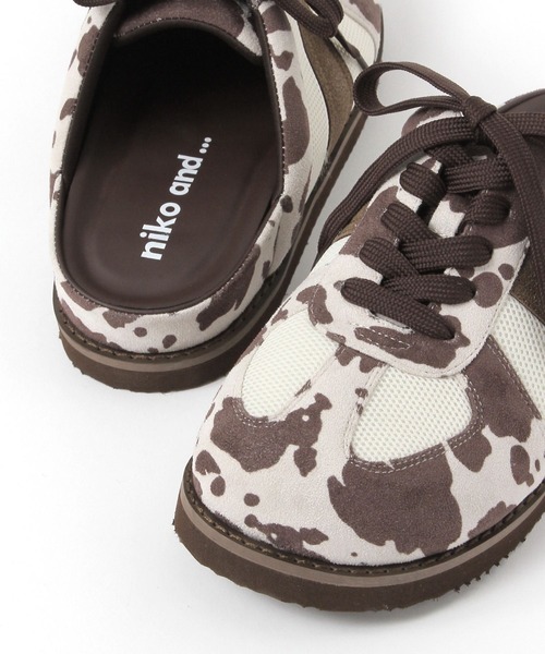 niko and...（ニコアンド）の「オリジナルスライドスニーカー（スニーカー・レディース・グリーン/その他1/ブラック・SMALL/MEDIUM/LARGE）」の12枚目の写真