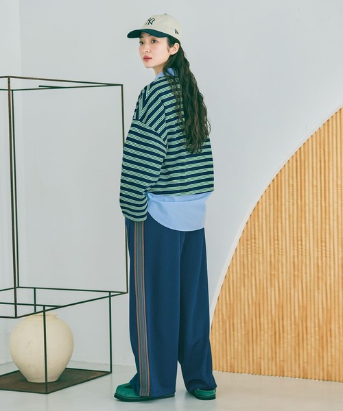 niko and...（ニコアンド）の「オリジナルスライドスニーカー（スニーカー・レディース・グリーン/その他1/ブラック・SMALL/MEDIUM/LARGE）」の19枚目の写真