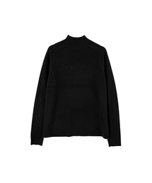 Ribbed Half-neck Knitwear (8colors)