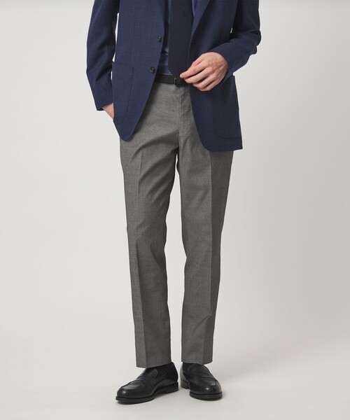 green label relaxing(グリーンレーベルリラクシング)の「エブリット TCPU オックス スリム スラックス -ストレッチ-(スラックス・メンズ・グレー系/ベージュ/ダークグレー・S/M/L/XL)」の1枚目の写真