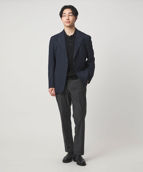 green label relaxing(グリーンレーベルリラクシング)の「エブリット TCPU オックス スリム スラックス -ストレッチ-(スラックス・メンズ・グレー系/ベージュ/ダークグレー・S/M/L/XL)」の5枚目の写真