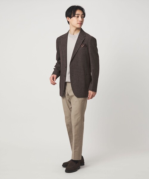 green label relaxing(グリーンレーベルリラクシング)の「エブリット TCPU オックス スリム スラックス -ストレッチ-(スラックス・メンズ・グレー系/ベージュ/ダークグレー・S/M/L/XL)」の6枚目の写真