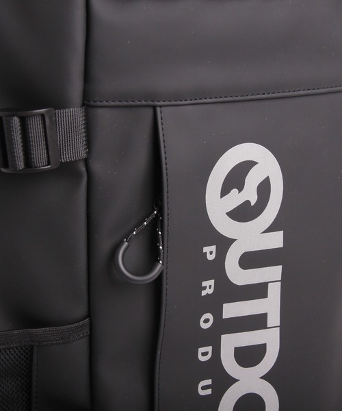 OUTDOOR PRODUCTS（アウトドアプロダクツ）の「大容量 PU合皮バックパック（バックパック/リュック・メンズ・ブラック×グレー/ブラック・FREE）」の9枚目の写真