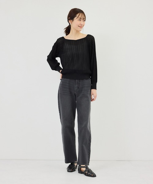 ROPE' PICNIC(ロペピクニック)の「ウエストシェイプハイライズマムジーンズ(デニムパンツ・レディース・ブラック/ブルー/ブルー系その他5・X-SMALL/S/M/L/XL)」の11枚目の写真