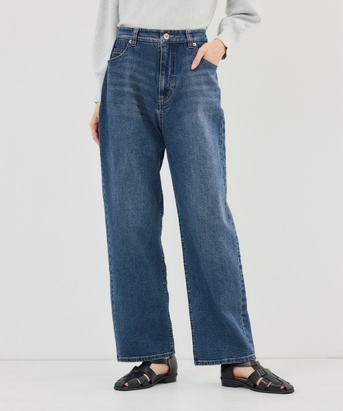 ROPE' PICNIC(ロペピクニック)の「ウエストシェイプハイライズマムジーンズ(デニムパンツ・レディース・ブラック/ブルー/ブルー系その他5・X-SMALL/S/M/L/XL)」の16枚目の写真