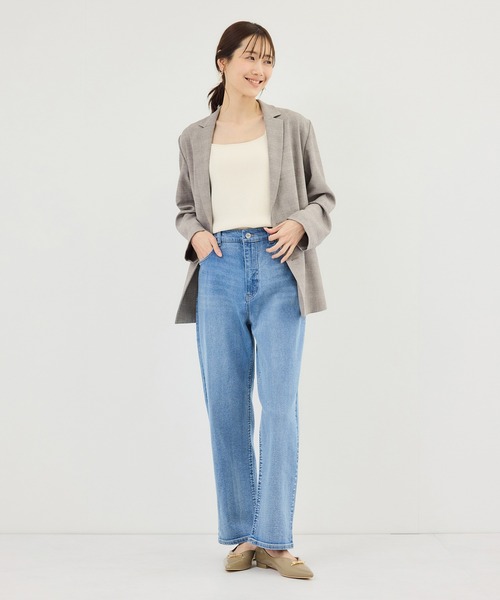 ROPE' PICNIC(ロペピクニック)の「ウエストシェイプハイライズマムジーンズ(デニムパンツ・レディース・ブラック/ブルー/ブルー系その他5・X-SMALL/S/M/L/XL)」の19枚目の写真