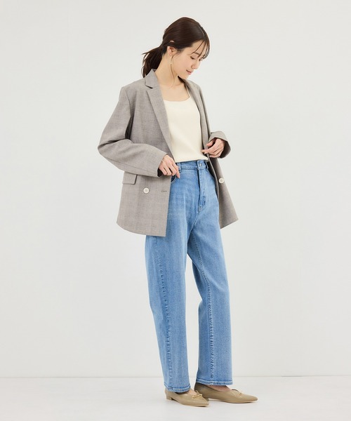 ROPE' PICNIC(ロペピクニック)の「ウエストシェイプハイライズマムジーンズ(デニムパンツ・レディース・ブラック/ブルー/ブルー系その他5・X-SMALL/S/M/L/XL)」の20枚目の写真