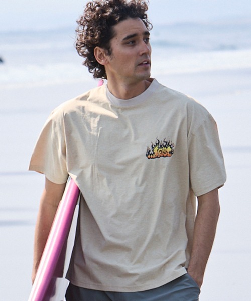 lost(ロスト)の「lost/ロスト 水着 ラッシュガード 半袖 Tシャツ UVカット 速乾 ストレッチ 水陸両用 LM6S-4302(Tシャツ/カットソー・メンズ・シアン/ホワイト/ベージュ・XL/L/M)」の10枚目の写真