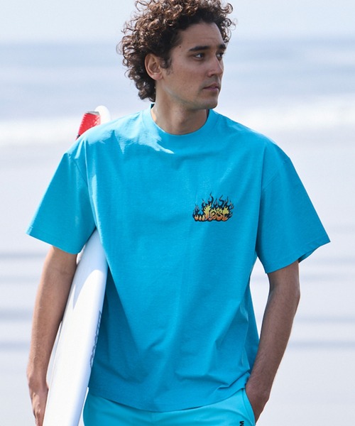 lost(ロスト)の「lost/ロスト 水着 ラッシュガード 半袖 Tシャツ UVカット 速乾 ストレッチ 水陸両用 LM6S-4302(Tシャツ/カットソー・メンズ・シアン/ホワイト/ベージュ・XL/L/M)」の15枚目の写真