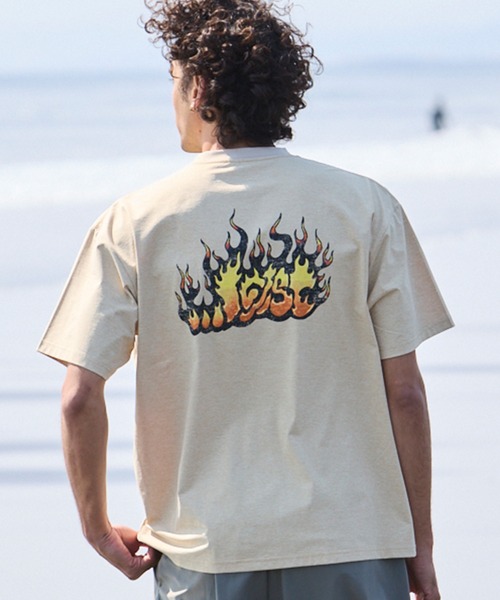 lost(ロスト)の「lost/ロスト 水着 ラッシュガード 半袖 Tシャツ UVカット 速乾 ストレッチ 水陸両用 LM6S-4302(Tシャツ/カットソー・メンズ・シアン/ホワイト/ベージュ・XL/L/M)」の11枚目の写真