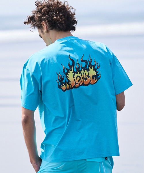 lost(ロスト)の「lost/ロスト 水着 ラッシュガード 半袖 Tシャツ UVカット 速乾 ストレッチ 水陸両用 LM6S-4302(Tシャツ/カットソー・メンズ・シアン/ホワイト/ベージュ・XL/L/M)」の16枚目の写真