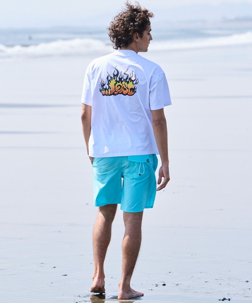lost(ロスト)の「lost/ロスト 水着 ラッシュガード 半袖 Tシャツ UVカット 速乾 ストレッチ 水陸両用 LM6S-4302(Tシャツ/カットソー・メンズ・シアン/ホワイト/ベージュ・XL/L/M)」の8枚目の写真