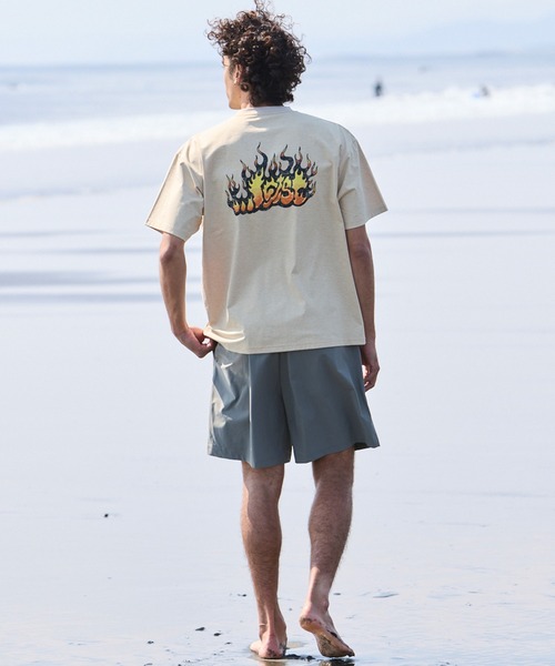 lost(ロスト)の「lost/ロスト 水着 ラッシュガード 半袖 Tシャツ UVカット 速乾 ストレッチ 水陸両用 LM6S-4302(Tシャツ/カットソー・メンズ・シアン/ホワイト/ベージュ・XL/L/M)」の13枚目の写真
