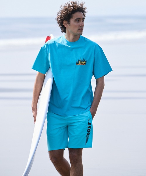 lost(ロスト)の「lost/ロスト 水着 ラッシュガード 半袖 Tシャツ UVカット 速乾 ストレッチ 水陸両用 LM6S-4302(Tシャツ/カットソー・メンズ・シアン/ホワイト/ベージュ・XL/L/M)」の18枚目の写真