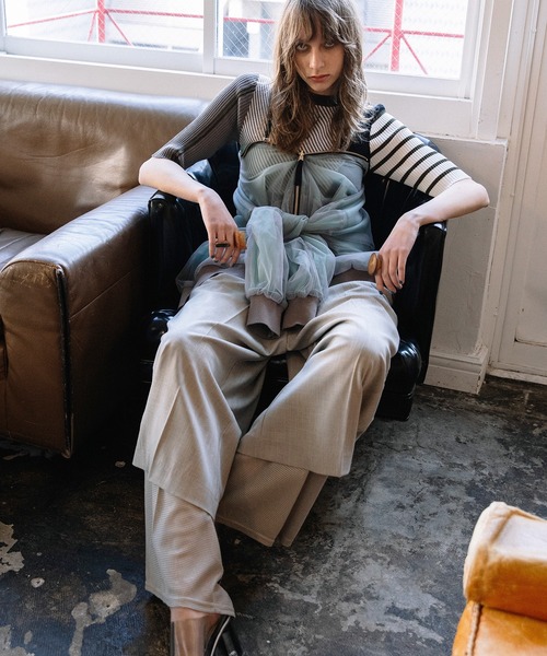 AULA AILA（アウラアイラ）の「3WAYリバーシブルシアーブルゾン（ブルゾン・レディース・ライトブルー/ブラック/グレー・0）」の9枚目の写真