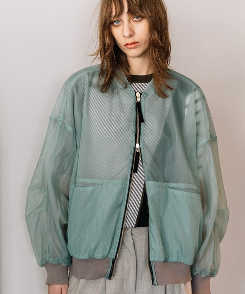 AULA AILA（アウラアイラ）の「3WAYリバーシブルシアーブルゾン（ブルゾン・レディース・ライトブルー/ブラック/グレー・0）」の18枚目の写真