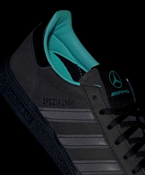 adidas(アディダス)の「ハンドボール スペツィアル メルセデス / HANDBALL SPEZIAL MERCEDES / アディダスオリジナルス adidas Originals(スニーカー・メンズ・ブラック・27.5cm/24.0cm/23.5cm/26.5cm/27.0cm/26.0cm/25.5cm/25.0cm/24.5cm/29.0cm/28.0cm)」の2枚目の写真