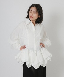Floran | フリルヘムタックシャツ(シャツ/ブラウス)