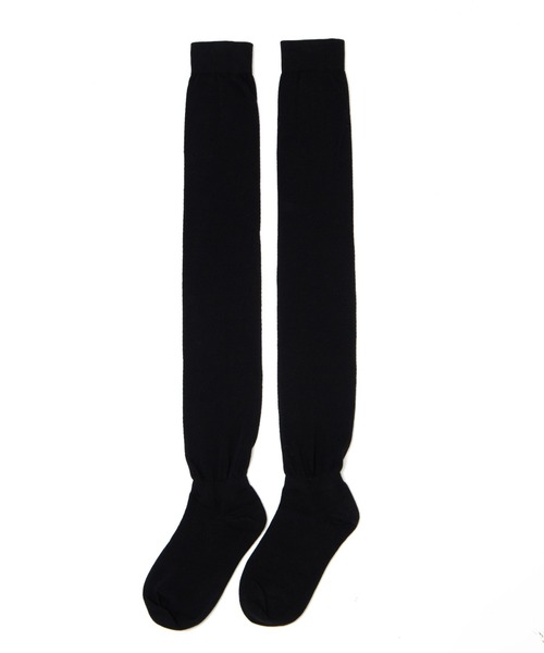 WEGO（ウィゴー）の「WEGO/2wayシアークシュクシュソックス（ソックス/靴下・レディース・ブラック/ホワイト・23-25cm）」の6枚目の写真