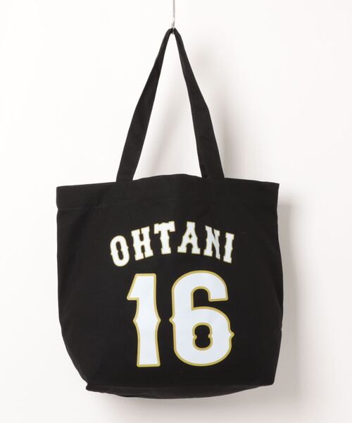 baron（バロン）の「WBC（大谷翔平） ネーム入りキャンバストート（トートバッグ・レディース・アイボリー/ブラック・FREE）」の3枚目の写真