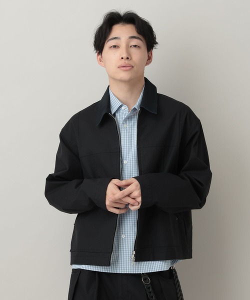 RAGEBLUE（レイジブルー）の「TC Duck Zip Short Worker Jaket/ジップショートワークジャケット【セットアップ対応】（ブルゾン・メンズ・ライトグリーン/ホワイト/ブラック・MEDIUM/LARGE）」の13枚目の写真