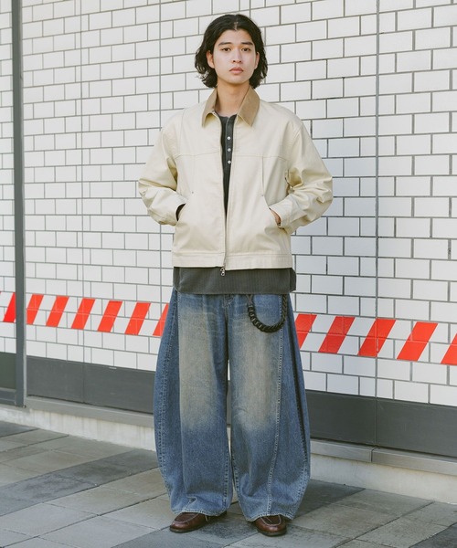 セール】TC Duck Zip Short Worker Jaket/ジップショートワーク