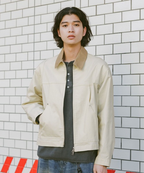 セール】TC Duck Zip Short Worker Jaket/ジップショートワーク