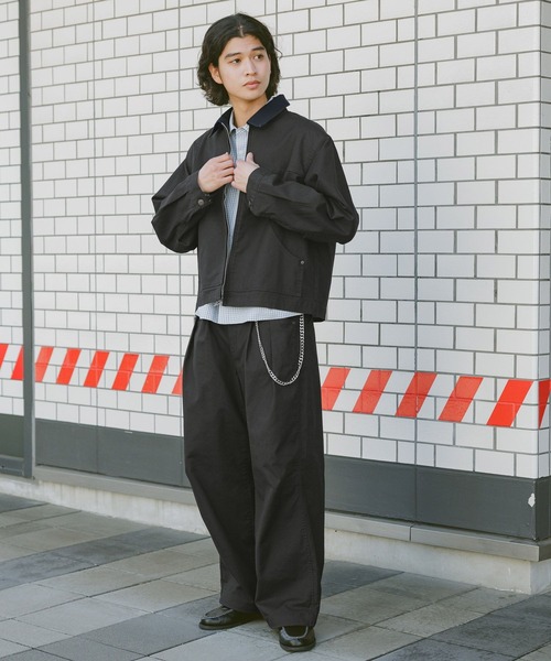 セール】TC Duck Zip Short Worker Jaket/ジップショートワーク