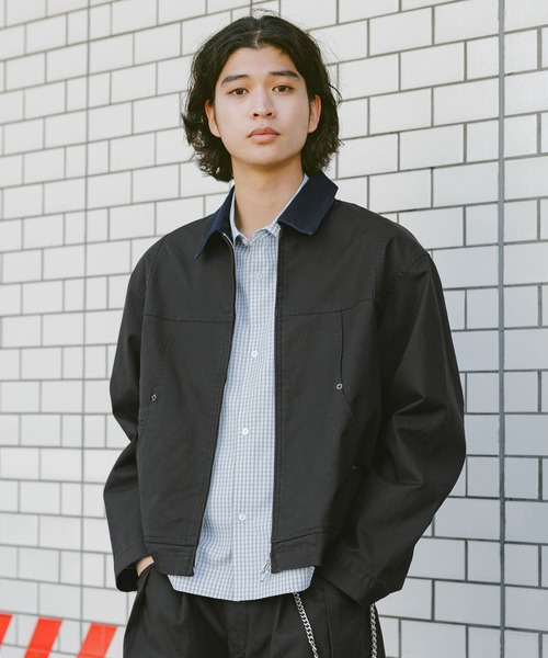 RHC ブラック ジップアップジャケット MA-1 Mサイズ ショート丈 NVRFRGT - 【25SS】クロップド ジップアップ ジャケット / CROPPED ZIP