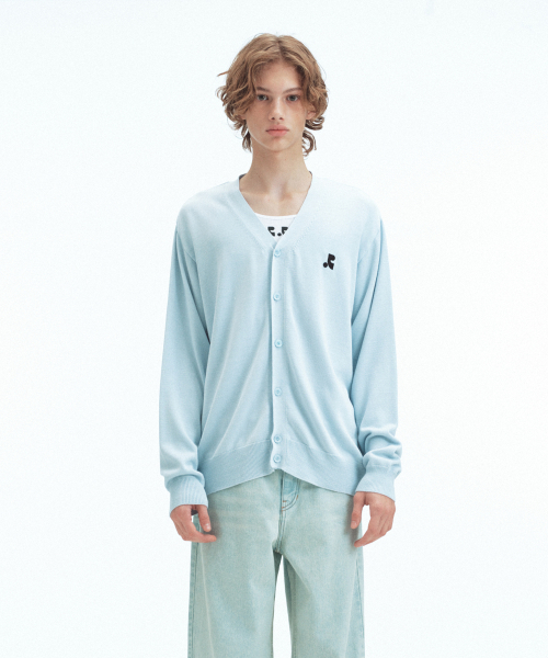 Rest&Recreation(レストアンドレクリエーション)の「LOOSE FIT KNIT CARDIGAN - SKY BLUE(カーディガン/ボレロ・メンズ・その他・ONE)」の5枚目の写真