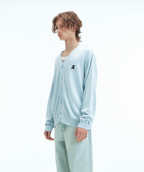 Rest&Recreation(レストアンドレクリエーション)の「LOOSE FIT KNIT CARDIGAN - SKY BLUE(カーディガン/ボレロ・メンズ・その他・ONE)」の6枚目の写真