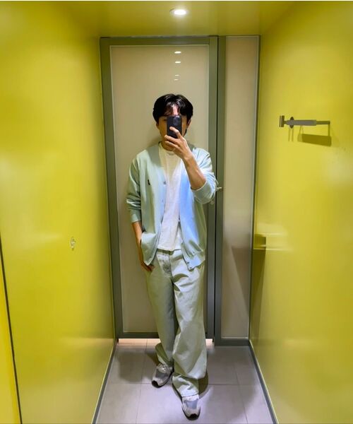 Rest&Recreation(レストアンドレクリエーション)の「LOOSE FIT KNIT CARDIGAN - SKY BLUE(カーディガン/ボレロ・メンズ・その他・ONE)」の2枚目の写真