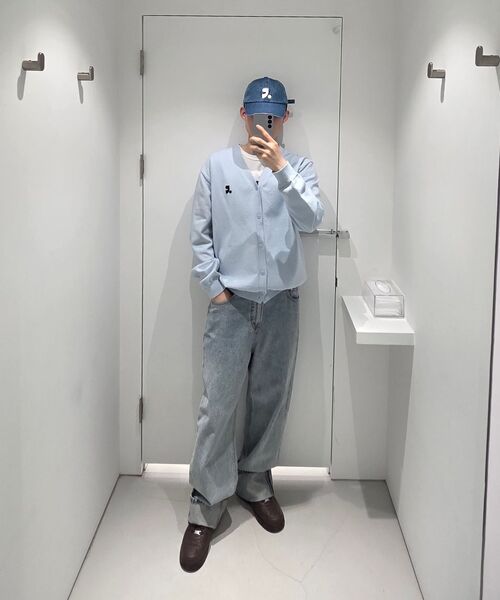 Rest&Recreation(レストアンドレクリエーション)の「LOOSE FIT KNIT CARDIGAN - SKY BLUE(カーディガン/ボレロ・メンズ・その他・ONE)」の3枚目の写真