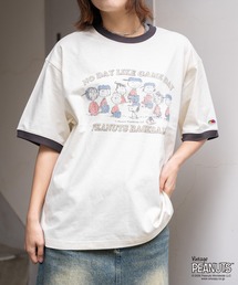 FTL x PEANUTS 19/-スラブ天竺6 / ピーナッツコラボ 半袖Tシャツ / NO DAY LIKE GAME DAY
