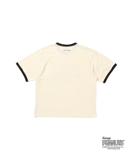 FRUIT OF THE LOOM(フルーツオブザルーム)の「FTL x PEANUTS 19/-スラブ天竺6 / ピーナッツコラボ 半袖Tシャツ / NO DAY LIKE GAME DAY(Tシャツ/カットソー・メンズ・アイボリー・S/M/L)」の10枚目の写真