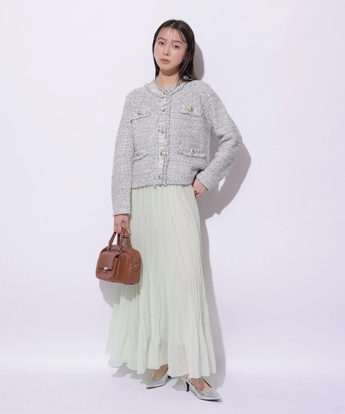 Mystrada（マイストラーダ）の「ワッシャースカート（スカート・レディース・オフホワイト/チャコールグレー/ミント・36/34/38）」の15枚目の写真