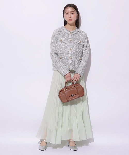 Mystrada（マイストラーダ）の「ワッシャースカート（スカート・レディース・オフホワイト/チャコールグレー/ミント・36/34/38）」の17枚目の写真