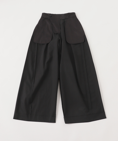 IENA LA BOUCLE（イエナラブークル）の「IENA LA BOUCLE コットンウェザーバレルパンツ（スラックス・レディース・ブラウン/ナチュラル/ブラック・40/38/36/34）」の6枚目の写真