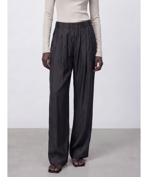 ACUD(アクド)の「Barrel Bending Pants _Black(スラックス・レディース・クリアブラック・SMALL/MEDIUM)」の1枚目の写真