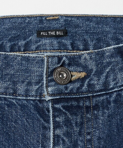 FILL THE BILL（フィルザビル）の「＜FILL THE BILL＞タック ワイド デニムパンツ（デニムパンツ・レディース・コバルトブルー/ライトグレー・26/27/28）」の5枚目の写真