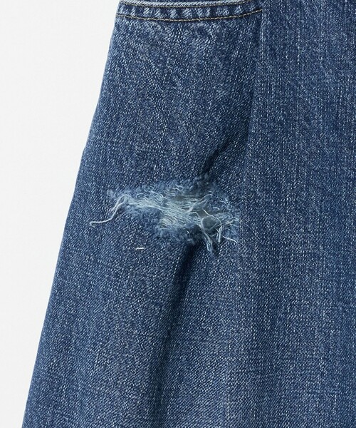 FILL THE BILL（フィルザビル）の「＜FILL THE BILL＞タック ワイド デニムパンツ（デニムパンツ・レディース・コバルトブルー/ライトグレー・26/27/28）」の8枚目の写真