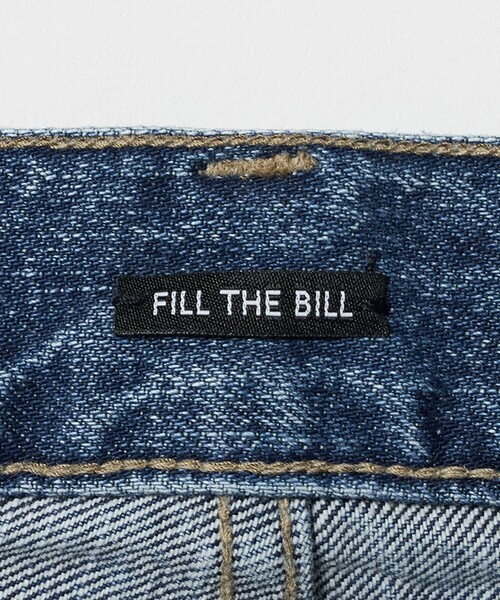 FILL THE BILL（フィルザビル）の「＜FILL THE BILL＞タック ワイド デニムパンツ（デニムパンツ・レディース・コバルトブルー/ライトグレー・26/27/28）」の19枚目の写真
