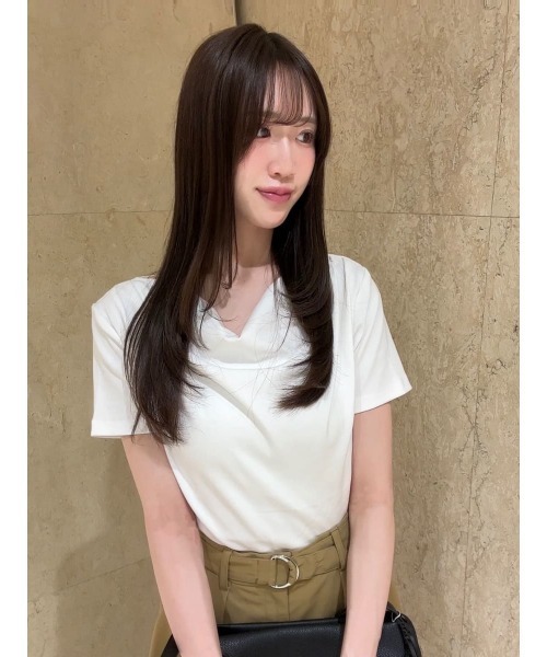 FRAY I.D（フレイアイディー）の「ドレープネックオフショルカットソー／ウォッシャブル（Tシャツ/カットソー・レディース・ライトブルー/その他/ホワイト/ピンク/ブラウン/チャコールグレー/ネイビー・1/0）」の2枚目の写真