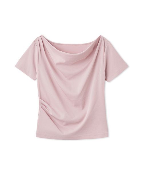 FRAY I.D（フレイアイディー）の「ドレープネックオフショルカットソー／ウォッシャブル（Tシャツ/カットソー・レディース・ライトブルー/その他/ホワイト/ピンク/ブラウン/チャコールグレー/ネイビー・1/0）」の11枚目の写真