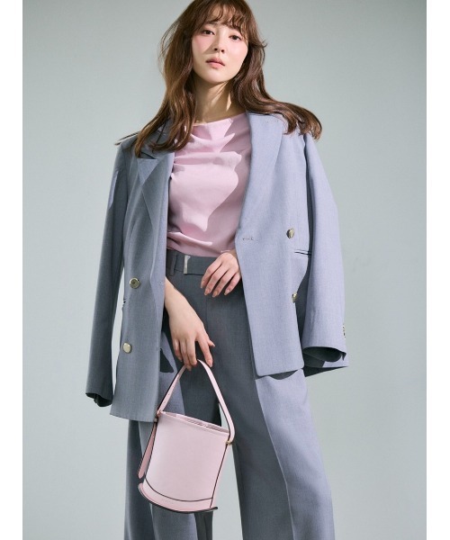 FRAY I.D（フレイアイディー）の「ドレープネックオフショルカットソー／ウォッシャブル（Tシャツ/カットソー・レディース・ライトブルー/その他/ホワイト/ピンク/ブラウン/チャコールグレー/ネイビー・1/0）」の17枚目の写真