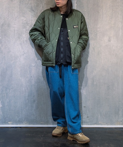 GRIP SWANY(グリップスワニー)の「【GSMJ-054】 WATER REPELLENT QUILTING BLOUSON(ブルゾン・メンズ・オリーブ/カーキ・M/L/XL/XXL)」の3枚目の写真