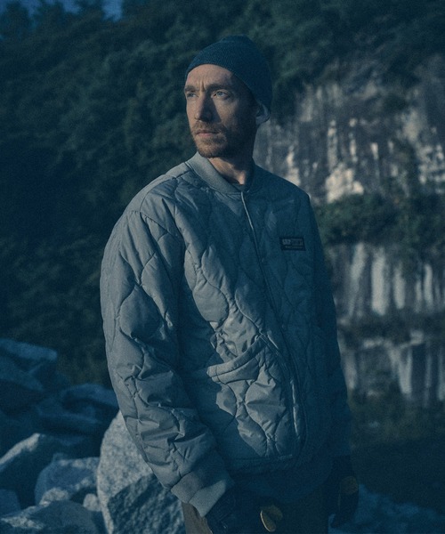 GRIP SWANY(グリップスワニー)の「【GSMJ-054】 WATER REPELLENT QUILTING BLOUSON(ブルゾン・メンズ・オリーブ/カーキ・M/L/XL/XXL)」の4枚目の写真