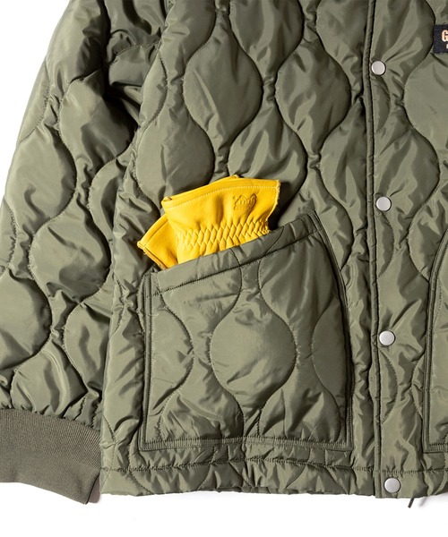 GRIP SWANY(グリップスワニー)の「【GSMJ-054】 WATER REPELLENT QUILTING BLOUSON(ブルゾン・メンズ・オリーブ/カーキ・M/L/XL/XXL)」の9枚目の写真